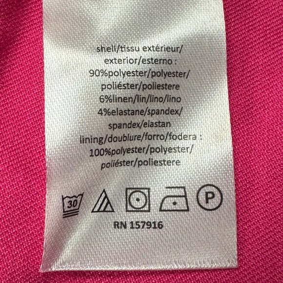 C. Wonder Christian Siriano Jacket Women Med Floral Hood Anorak Bright Dopamine - Picture 5 of 12